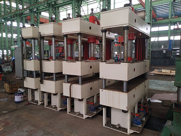four-column double-movement oil press machine with hydraulic capacity 40ton