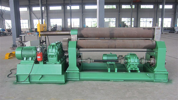 W11 3 roller mechanical type plate bending machine