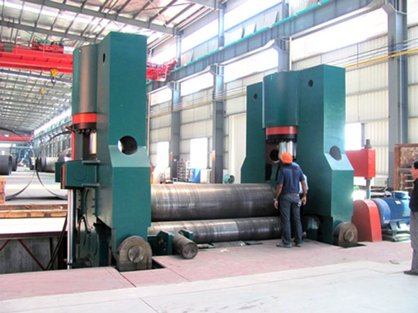 W11S 3 roller hydraulic type plate bending machine 